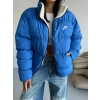 Mavi Nk Oversize Unisex Çift Taraflı Mont