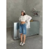Mavi Street One Baggy Kot Şort