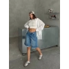 Mavi Street One Baggy Kot Şort