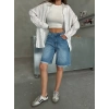 Mavi Street One Baggy Kot Şort