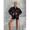 Mercedes İçi Astarlı Unisex Bomber Ceket