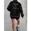 Mercedes İçi Astarlı Unisex Bomber Ceket
