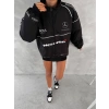 Mercedes İçi Astarlı Unisex Bomber Ceket