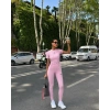 Pembe Alo Arabiyeli Taytlı Takım
