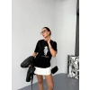 Siyah Basic Rahat Kalıp Penye Tshirt