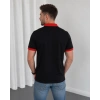 Siyah Türkiye Polo Yaka Unisex Oversize Tshirt