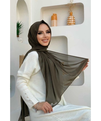 2019 Şifon Şal Haki