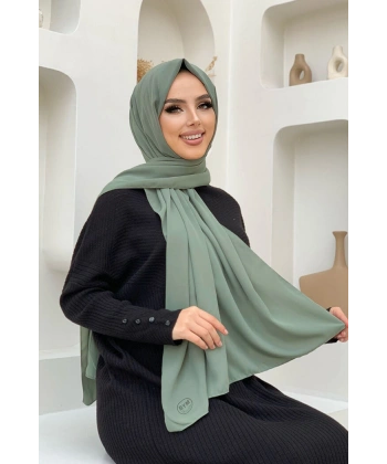 2050 Medine İpeği Şal Mint