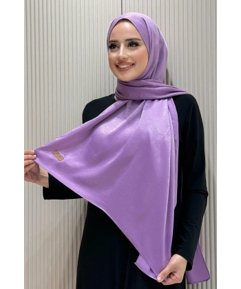 2070 Pamuk Bambu Şal Lila