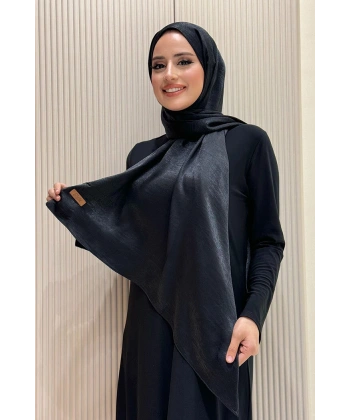 2070 Pamuk Bambu Şal Siyah