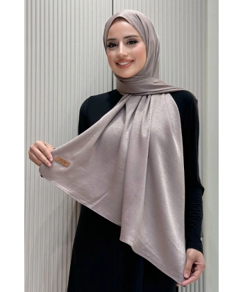 2070 Pamuk Bambu Şal Vizon