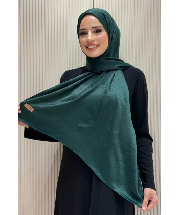 2070 Pamuk Bambu Şal Zümrüt