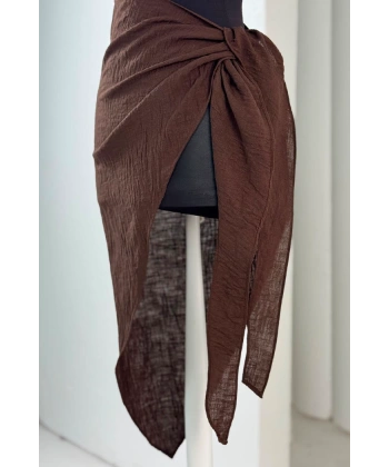 6097-3 Fular Kahverengi