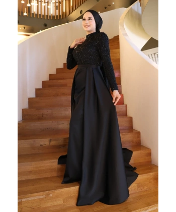 7024 Abiye Siyah