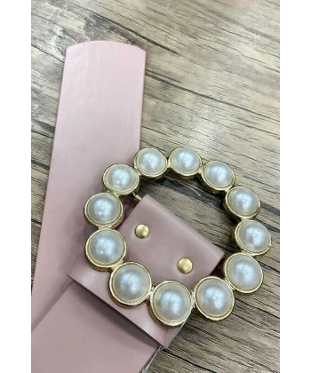 9010 Kalın İncili Kemer Pudra