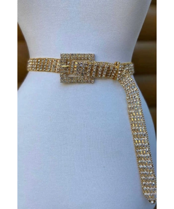 9033 Bym Taşlı Kemer Gold