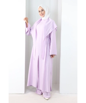 Bağlama Detay Takım 8707 Lila