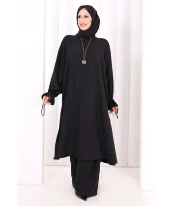 İkili Pantolonlu Takım 8029 Siyah