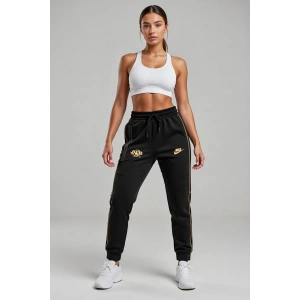 Siyah Nk Biyeli Jogger Eşofman