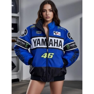 Yamaha İçi Astarlı Unisex Bomber Ceket