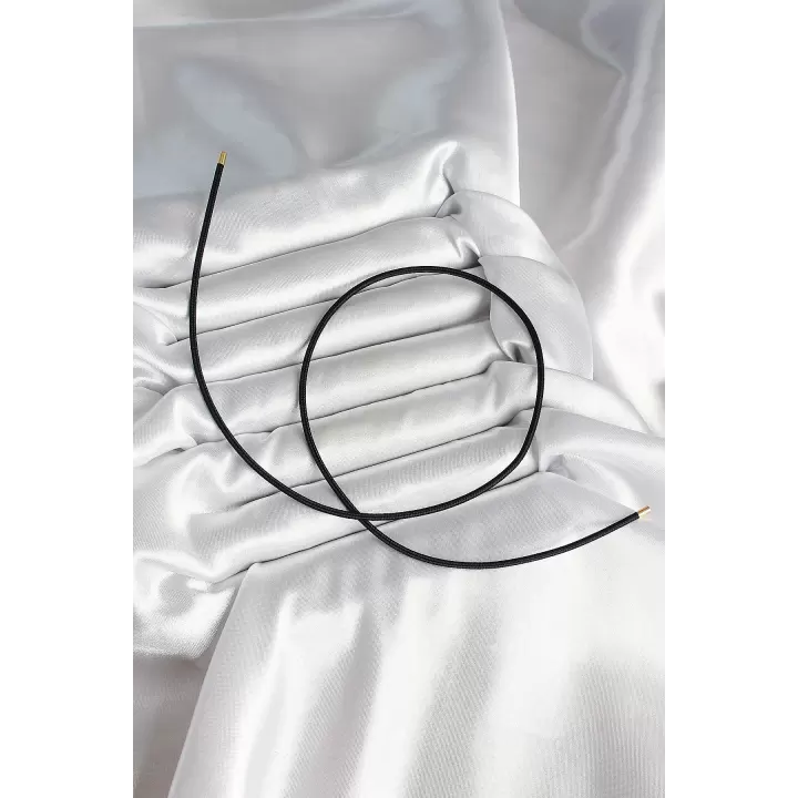 Mıknatıslı Siyah Renk Sarmal Kadın Bileklik