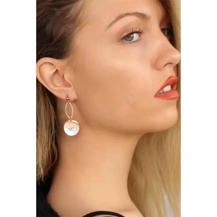 Rose Renk Bayan Küpe