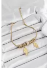 316L Çelik Gold Renk Balık Model Kadın Bileklik