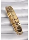 316L Çelik Gold Renk Yazısız Nomination Charm Bileklik