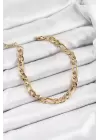 316L Çelik Gold Renk Zincir Erkek Bileklik