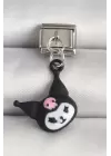316L Çelik Gümüş Renk Kuromi Model Nomination Charm