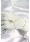 316L Çelik Zincirli Gold Renk Zirkon Taşlı Şahmeran