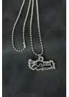 Atatürk İmzalı Metal Erkek Kolye