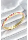 Pembe Renk Detaylı Mineli Kelepçe