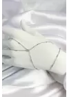 Pirinç Gümüş Renk Parçalı Zincirli Şahmeran