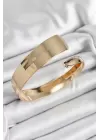 Pirinç Manşet Model Gold Renk Kadın Pazu Bileklik