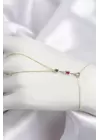 Pirinç Renkli Zirkon Taşlı Model Gold Renk Şahmeran