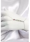 Pirinç Renkli Zirkon Taşlı Y Model Gold Renk Kadın Şahmeran