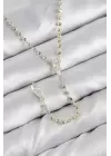 Pirinç Zirkon Taşlı Gold Renk Kadın Y Kolye