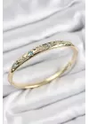 Pirinç Zirkon Taşlı Kelebek Model Gold Renk Kadın Kelepçe