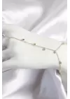 Pirinç Zirkon Taşlı Sallantılı Model Gold Renk Kadın Şahmeran