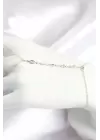 Pirinç Zirkon Taşlı Y Model Gold Renk Kadın Şahmeran