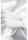 Pirinç Zirkon Taşlı Yıldız Model Gold Renk Kadın Şahmeran