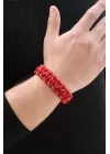 Sarı Kırmızı Paracord Bileklik