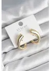 Vintage Model Gold Renk Kadın Küpe
