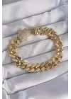 Vip Seri Gurmet Zirkon Taşlı Gold Renk Bileklik
