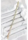Xuping Pirinç Sonsuzluk Model Gold Renk Kadın Bileklik