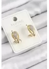 Xuping Zirkon Taşlı Damla Model Gold Renk Kadın Küpe