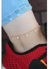 Zirkon Taşlı Rose Renk Yıldızlı Hal Hal