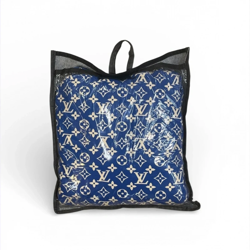LV Desenli Koltuk Kılıfı (Mavi)