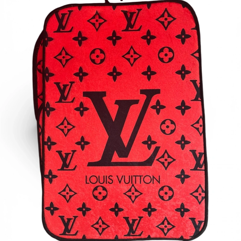 LV Dekor Paspas (Kırmızı-Siyah)